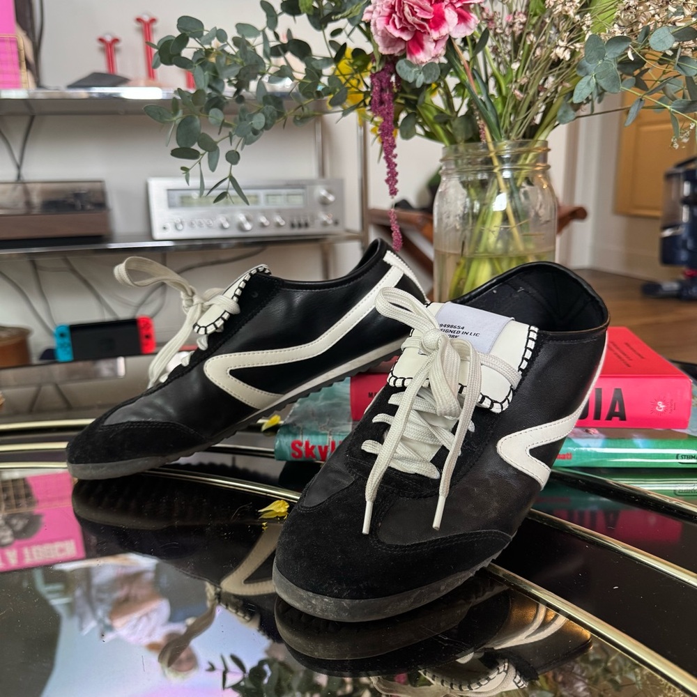 Steve Madden Black and White Sneakers